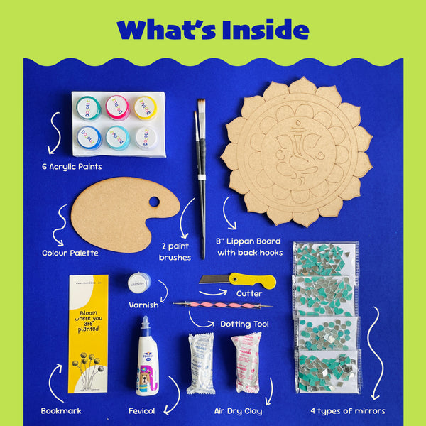 Lord Ganesh Lippan Art Kit