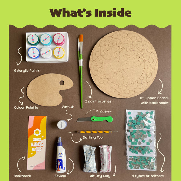 Peacock Lippan Art Kit