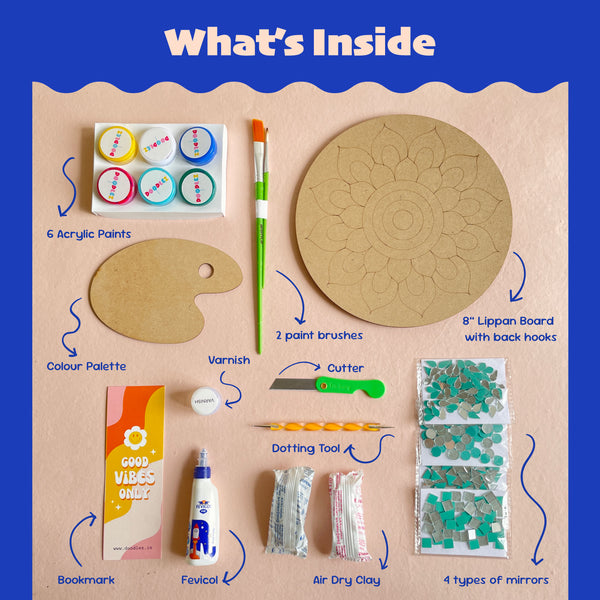 Mandala Lippan Art Kit