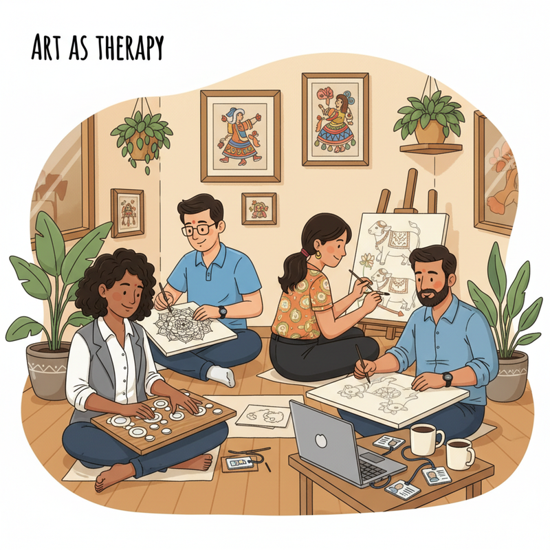 Why Adults Today Are Turning to Art as a Form of Stress Relief?