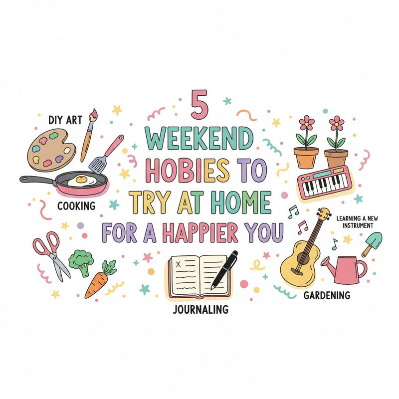 5 Weekend Hobbies to Try at Home for a Happier You