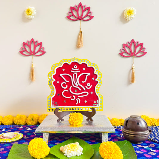 Lord Ganesha Jharokhas Lippan Art Kit