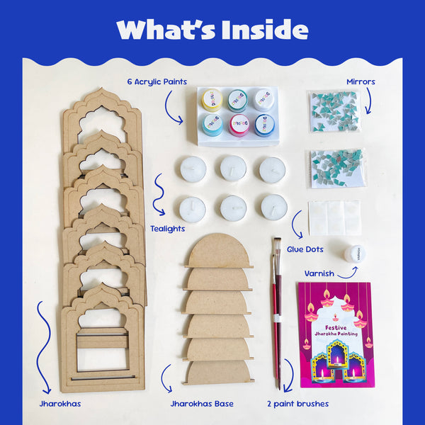 Jharokhas Backdrop Decor Kit