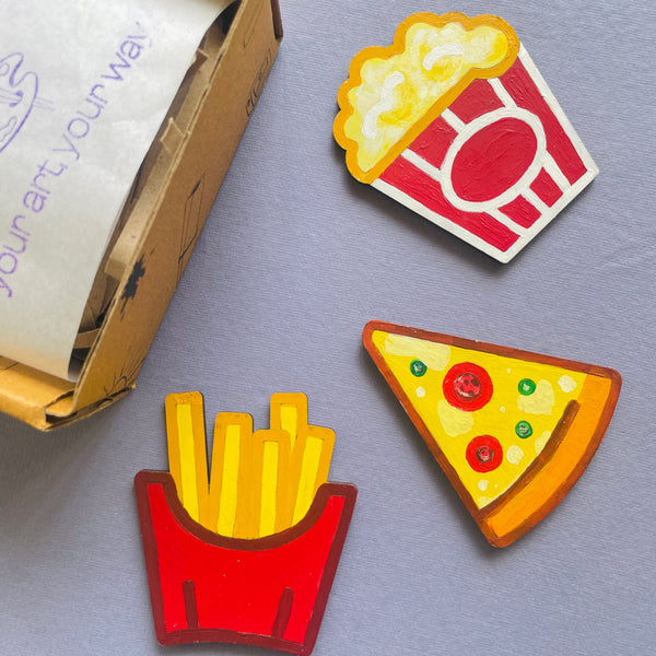 Certified Junkie Fridge Magnets Kit
