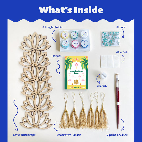 Lotus Backdrop Decor Kit