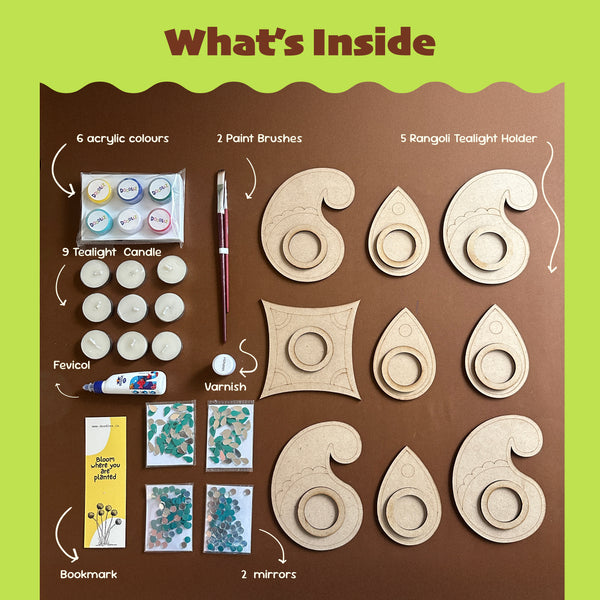 Paisley Rangoli Kit