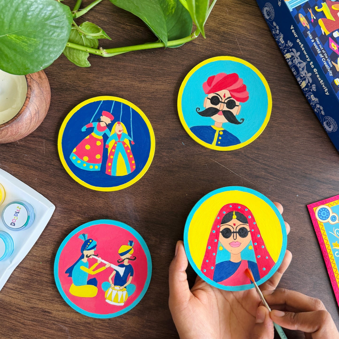 Rajasthani Heritage Coasters Kit