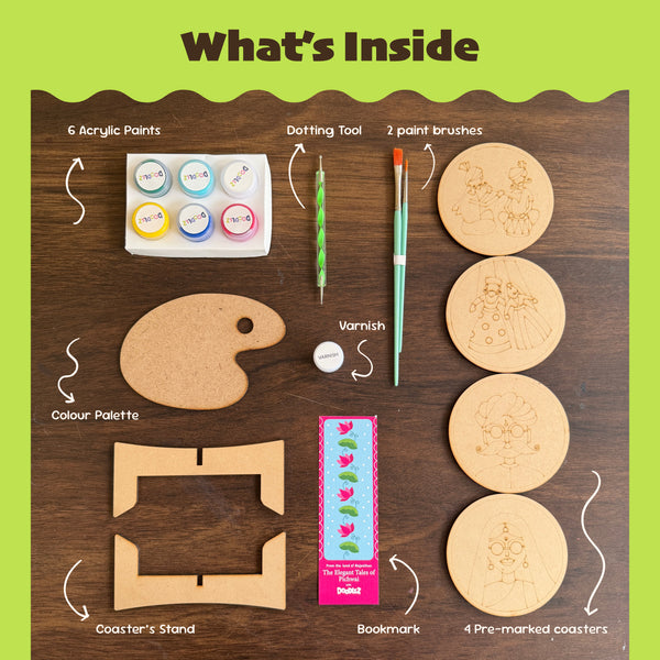 Rajasthani Heritage Coasters Kit