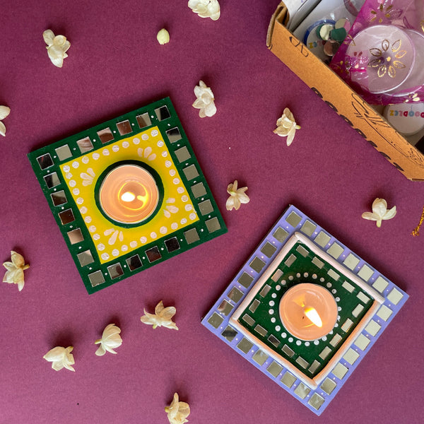 Square Tealight Holders Kit