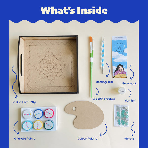 Traditional Warli Tray Kit