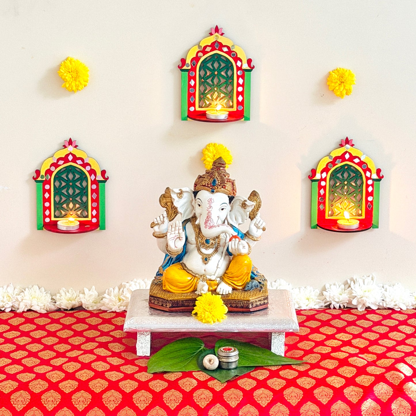 Haveli Jaali Jharokhas Backdrop Decor Kit