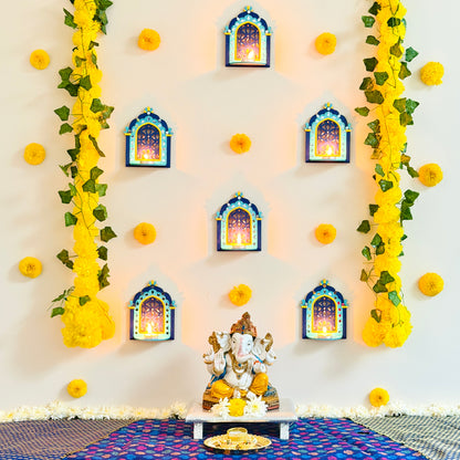 Haveli Jaali Jharokhas Backdrop Decor Kit