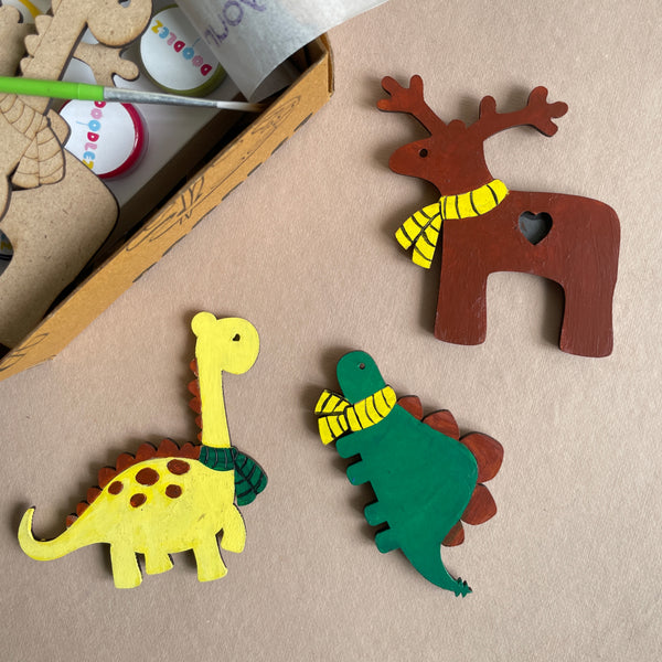 Winter Animals Fridge Magnets Kit