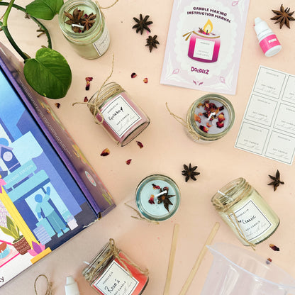 Candle Making Kit (Set of 6 Jars)